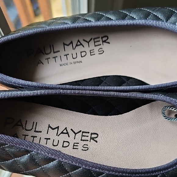 Paul Mayer Attitudes Gray Quilted Flats - Picture 10 of 16